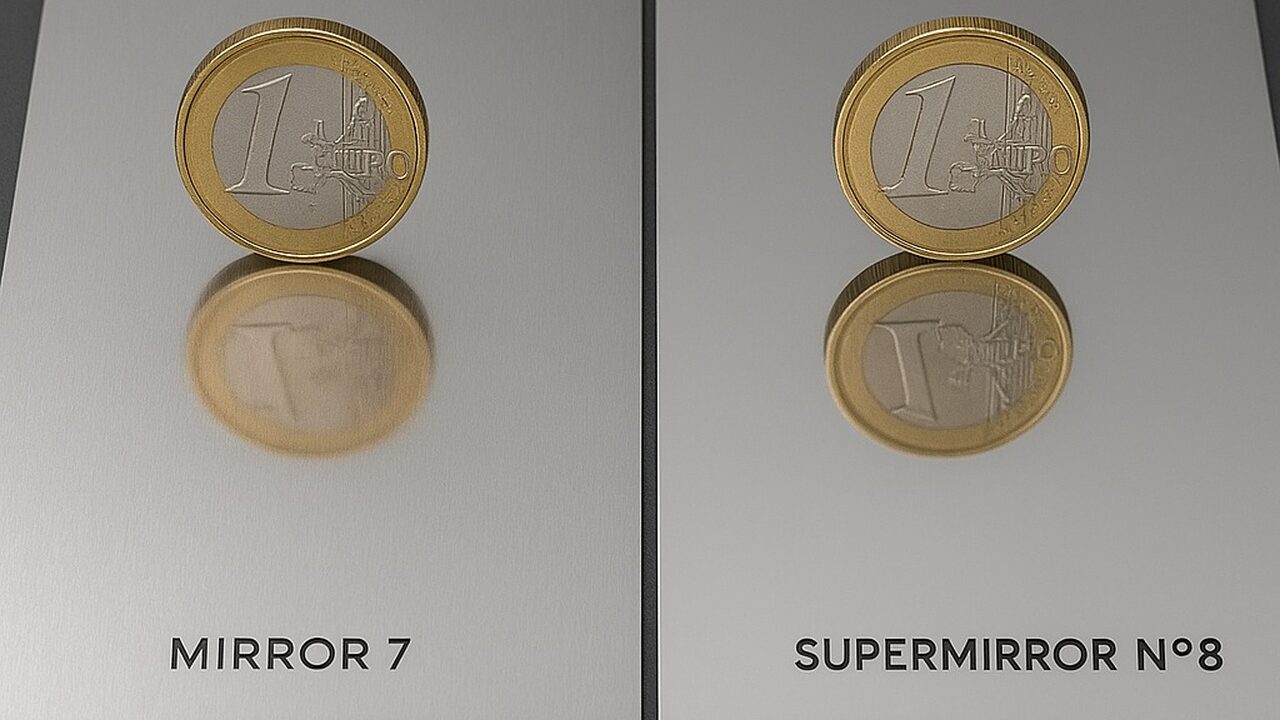 Differenza tra Acciaio inox Supermirror N8, Lucido N7 e Rilucidato Meccanico
